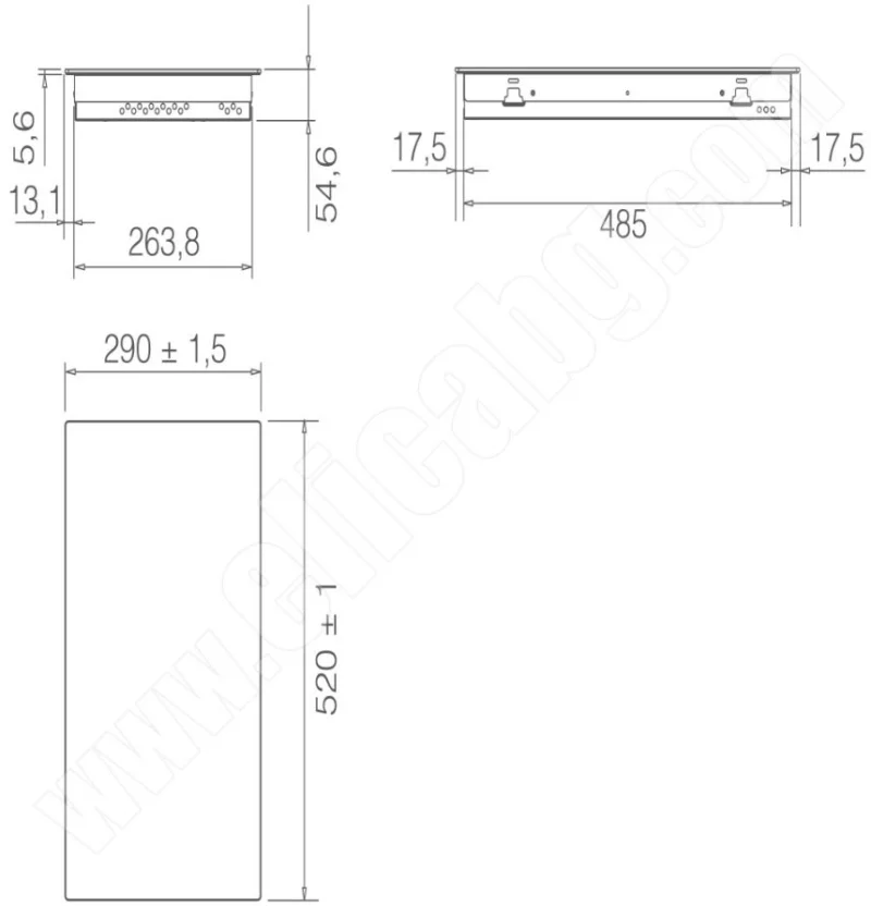 Индукционни Индукционен плот Elica Ratio 302 Plus BL