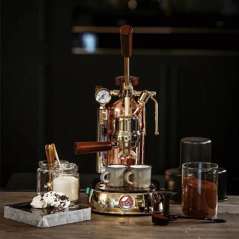 Кафемашини и кафеавтомати Лостова еспресо кафемашина La Pavoni LPLPRG01EU Professional Frame Gold