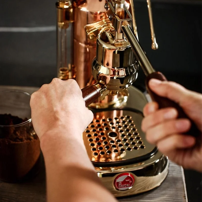 Кафемашини и кафеавтомати Лостова еспресо кафемашина La Pavoni LPLPRG01EU Professional Frame Gold