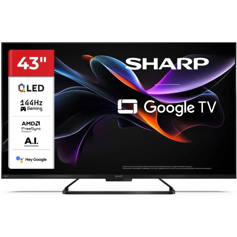Телевизори 43” 4K Ultra HD 144Hz QLED SHARP Google телевизор Sharp LC-43HR8265E