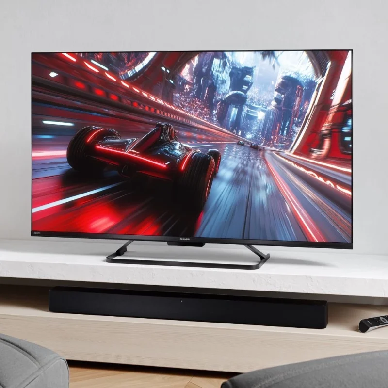 Телевизори 43” 4K Ultra HD 144Hz QLED SHARP Google телевизор Sharp LC-43HR8265E