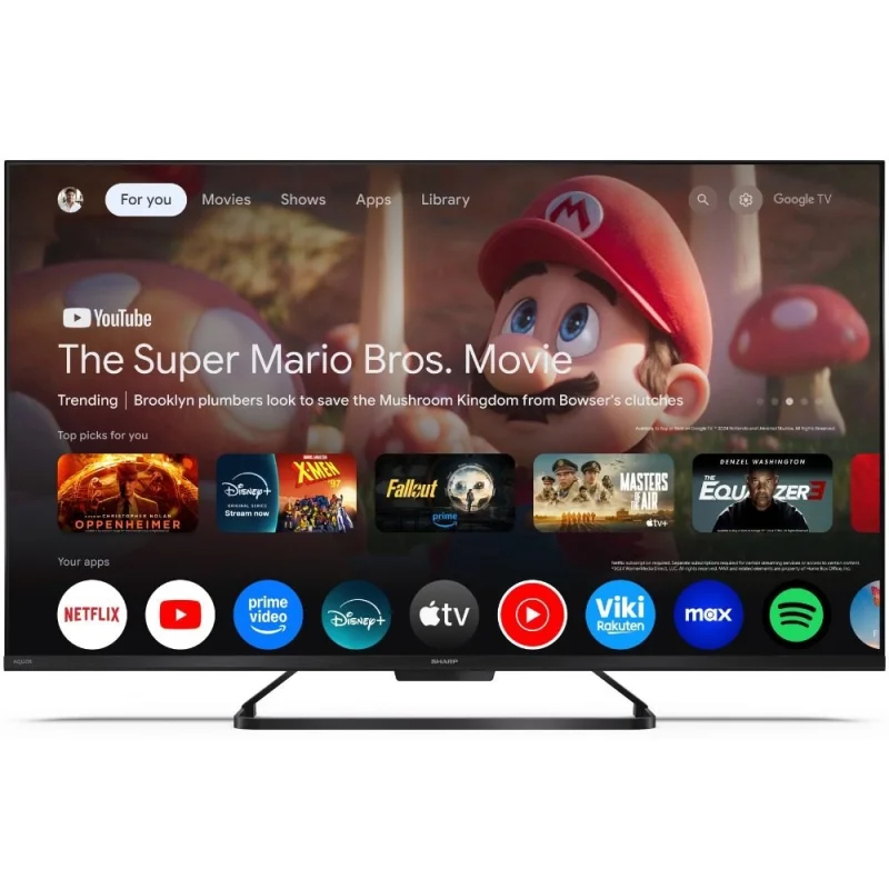 Телевизори 43” 4K Ultra HD 144Hz QLED SHARP Google телевизор Sharp LC-43HR8265E