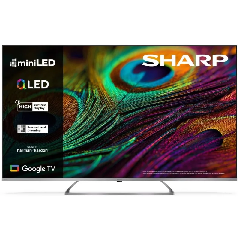Телевизори 55” 4K Ultra HD QLED MiniLED Google телевизор Sharp LC-55JP72765E