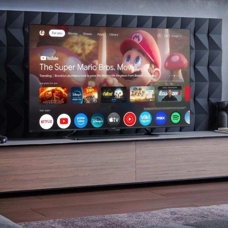 Телевизори 65” 4K Ultra HD 144Hz QLED SHARP Google телевизор Sharp LC-65HR8265E