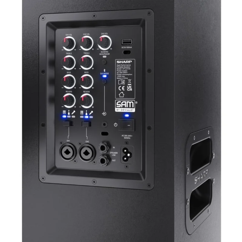 Аудио техника Преносим високоговорител Sharp CP-LS100 SumoBox
