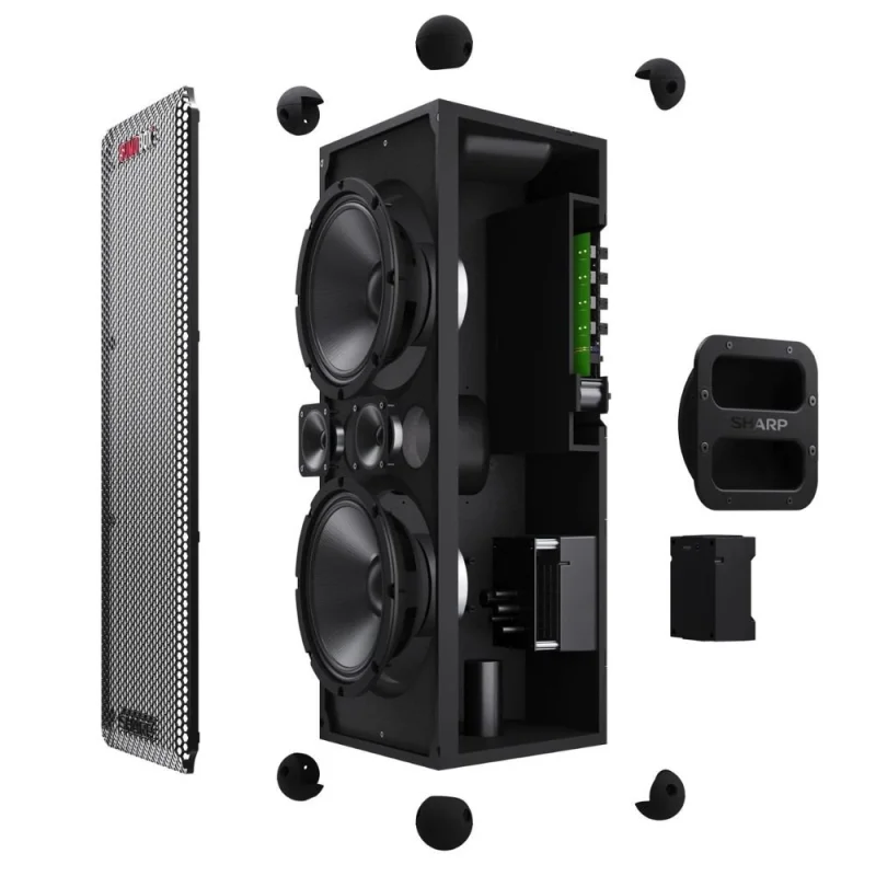 Аудио техника Преносим високоговорител Sharp CP-LS100 SumoBox