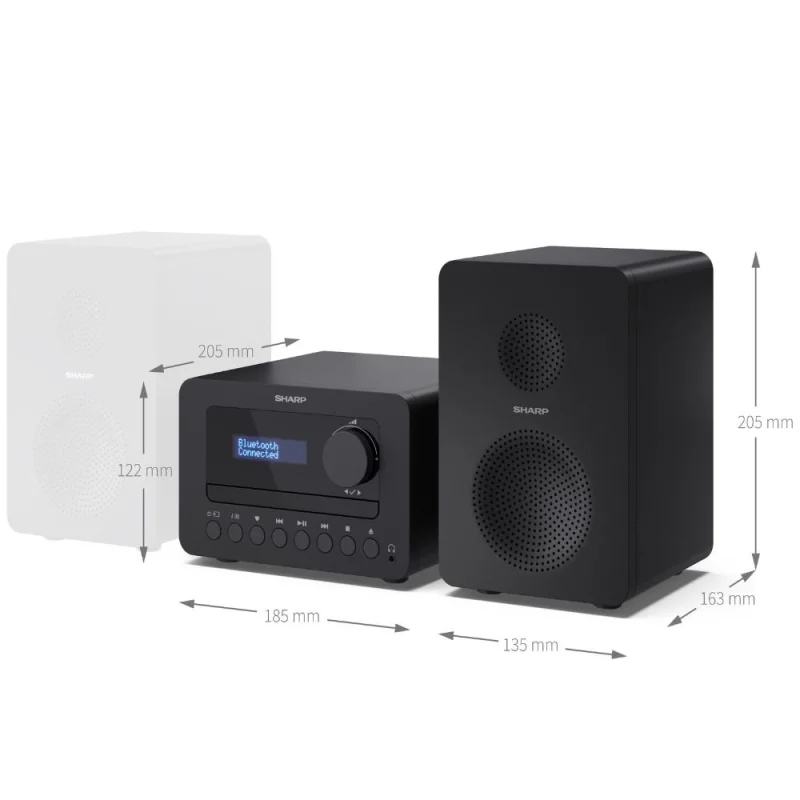 Аудио техника Аудио система Sharp XL-B514(BK)