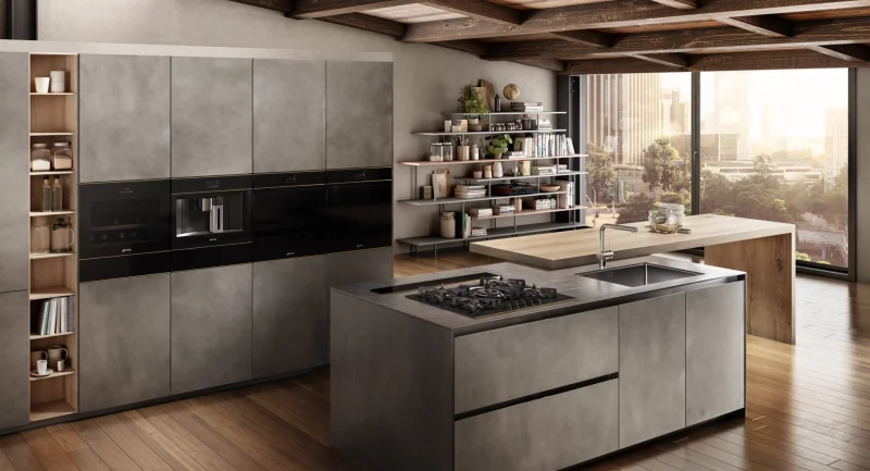 Кафемашини и кафеавтомати Кафе автомат Smeg CMS4604NR