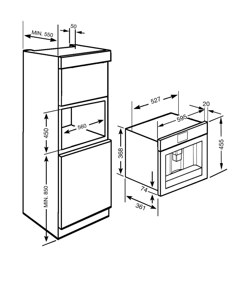 Кафемашини и кафеавтомати Кафе автомат Smeg CMS8451A