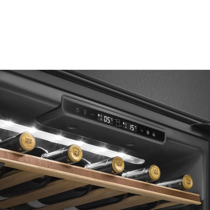Виноохладители Виноохладител за вграждане Smeg CVI129B3