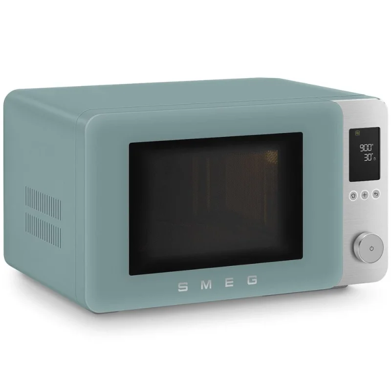 Микровълнови за вграждане Комбинирана микровълнова Smeg MOC02EGMEU Изумрудено зелена