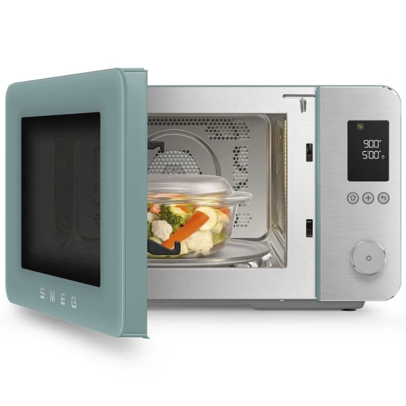 Микровълнови за вграждане Комбинирана микровълнова Smeg MOC02EGMEU Изумрудено зелена