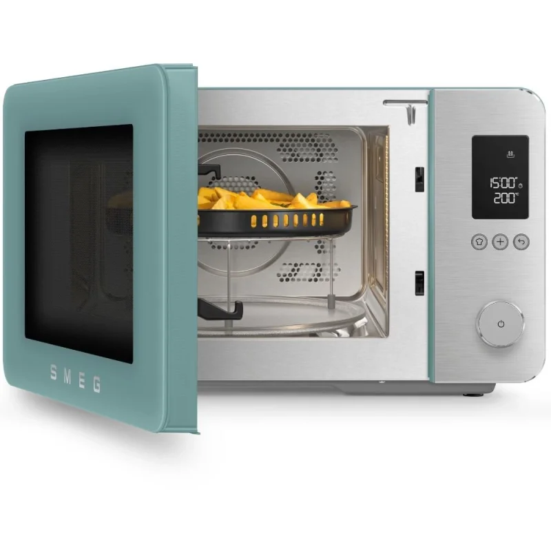 Микровълнови за вграждане Комбинирана микровълнова Smeg MOC02EGMEU Изумрудено зелена